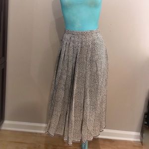 Vintage Oscar de la Renta pleated skirt